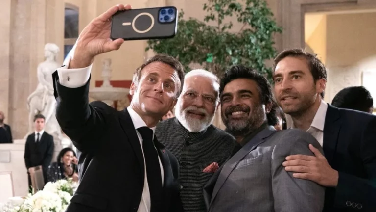 R Madhavan shares pictures with PM Modi and French President Emmanuel Macron at the Bastille Day Celebration in Paris