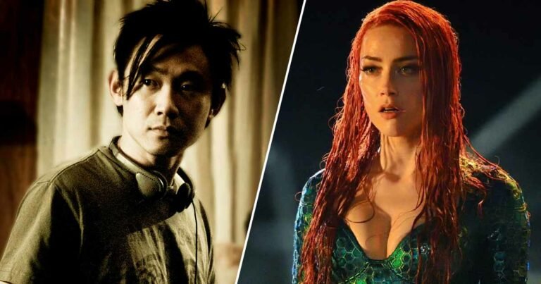 Aquaman 2 director james wan hints at reduced screen time for amber heard in dc film focuses on bromance action.