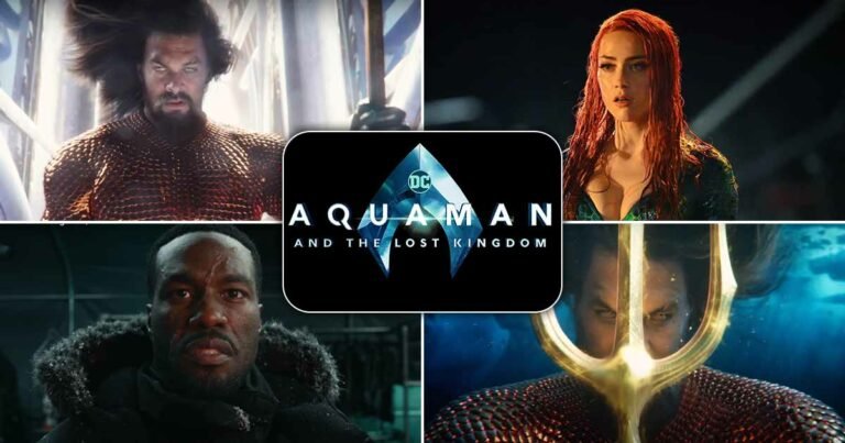 Aquamans return in teaser jason momoa saves destroyed world as evil emerges amber heard absent in clip.