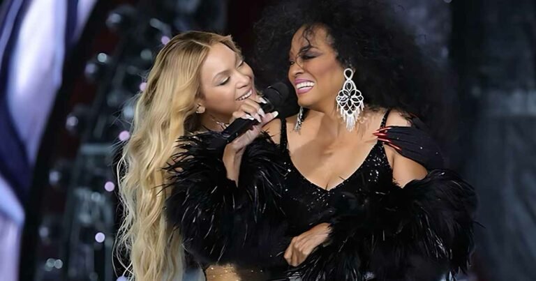 Beyonce expresses gratitude to diana ross for attending renaissance tour and affectionately refers to her as my queen.