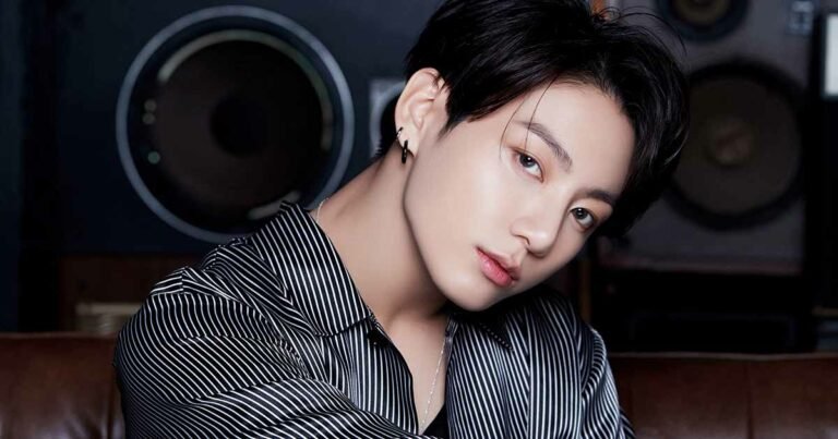 Bts jungkook stuns in unseen look with lip piercing revealing chest as fans are in awe fans react with amazement.