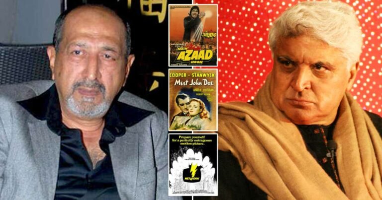 Director tinnu anand claims javed akhtar copied amitabh bachchans main azaad hoon from hollywood films network and meet john doe and accuses the writer of deception.