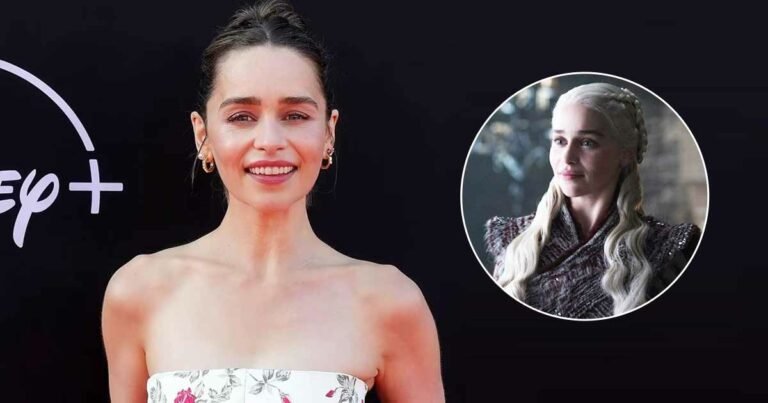 Emilia clarkes daenerys debuts provocative ai outfit causing commotion as mother of dragons.