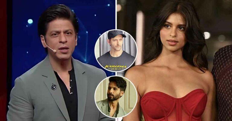 Fans question shah rukh khans views on working with younger actresses at jawans grand opening will he approve of suhanas romance with hrithik or shahid.