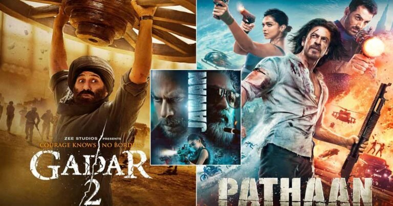 Gadar 2 box office sunny deols film nears pathaans collection will battle jawan to surpass it.