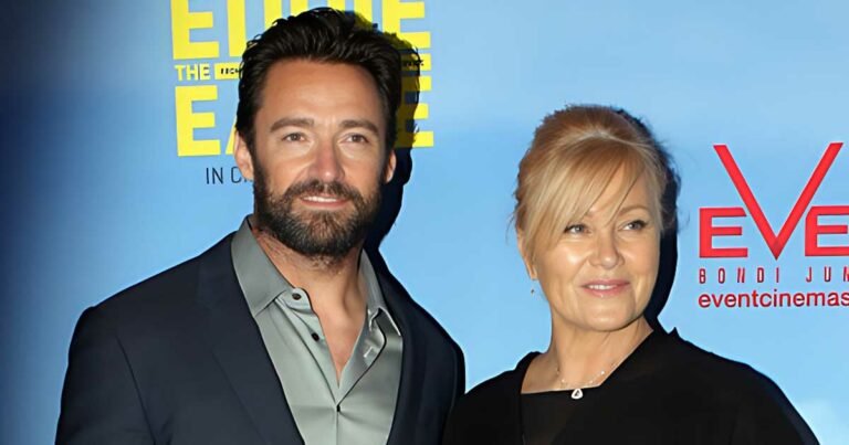 Hugh jackman approached on the streets questioned about divorce and bare hand avoids discussing.