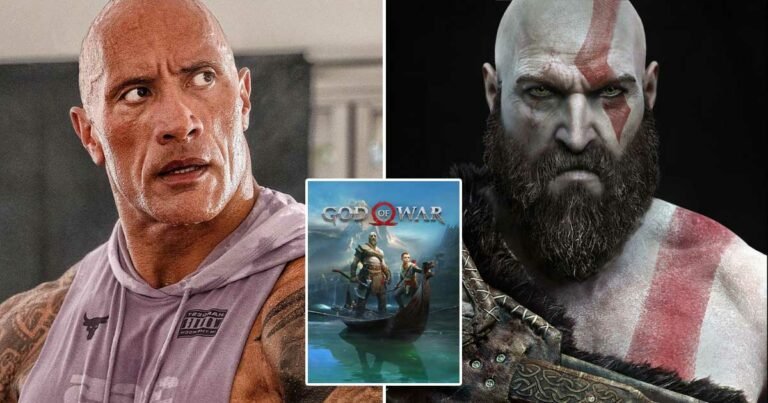 Is dwayne johnson the top choice for kratos in god of war series director responds to speculation denies any involvement.