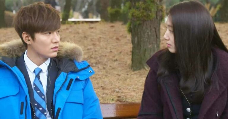 Lee min ho surprises park shin hye with unscripted the heirs kiss and regrets it.
