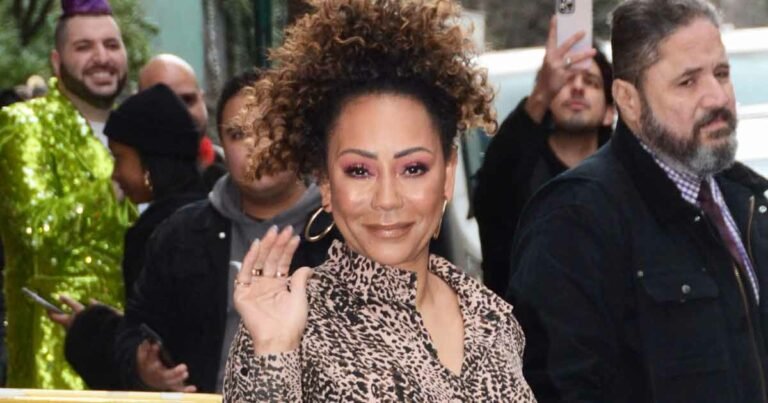 Mel b a member of the spice girls shares feeling of security with her partner rory mcphee emphasizing his attentiveness and sensitivity.