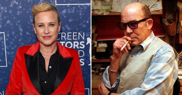 Patricia arquette says gonzo girl draws inspiration from hunter s thompson but emphasizes its fiction and also different.
