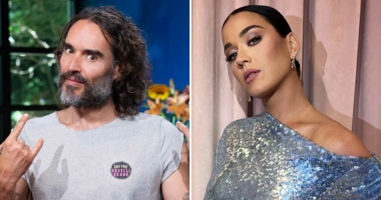 Russell brand breaks up with katy perry via text calls her a fake manufactured empty celebrity leaving her devastated for two weeks.