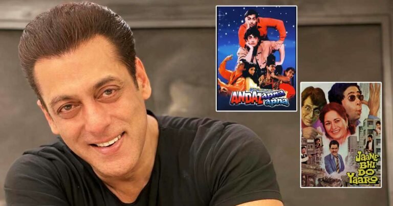 Salman khan labels andaz apna apna and jaane bhi do yaaro as bad films due to their box office failure netizens mock him comparing his nonsensical comments to picassos art.