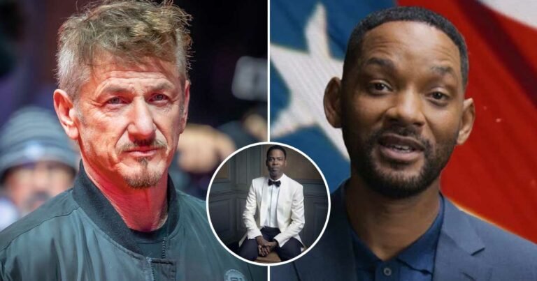 Sean penn criticizes will smiths oscars slap controversy with chris rock suggests donating his 2 oscar trophies to ukraine as they can be used as ammunition.