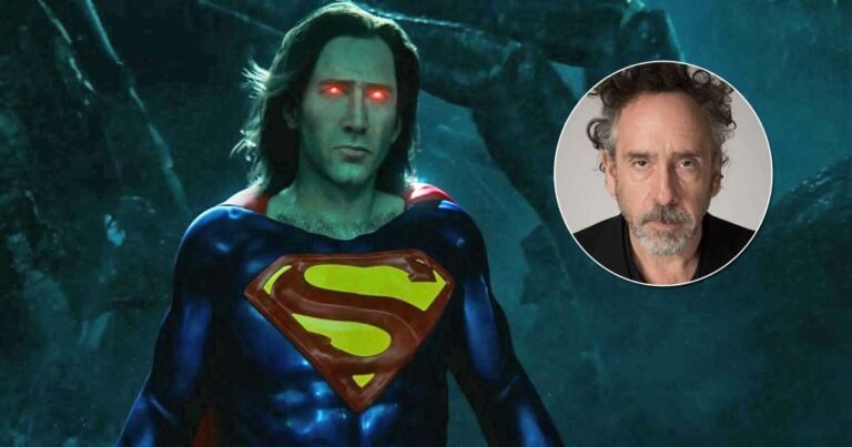 Tim burton criticizes nicholas cages appearance as superman in the flash deeming it culturally inappropriate despite corporate affiliations.